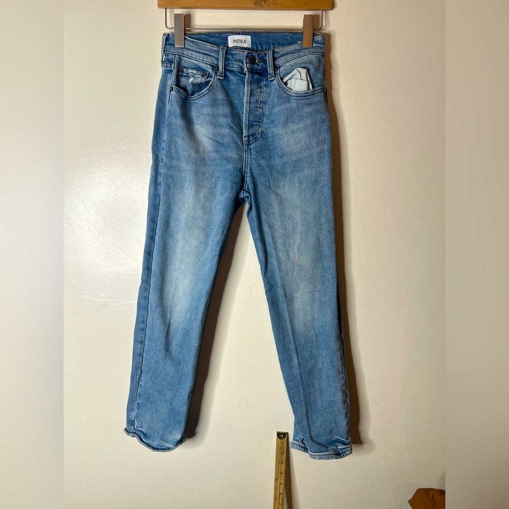 Pistola High rise straight leg jeans